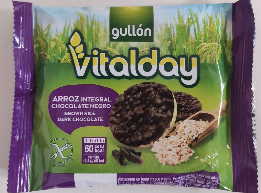 GULLON TORTITA ARROZ CHOC 26.3GR