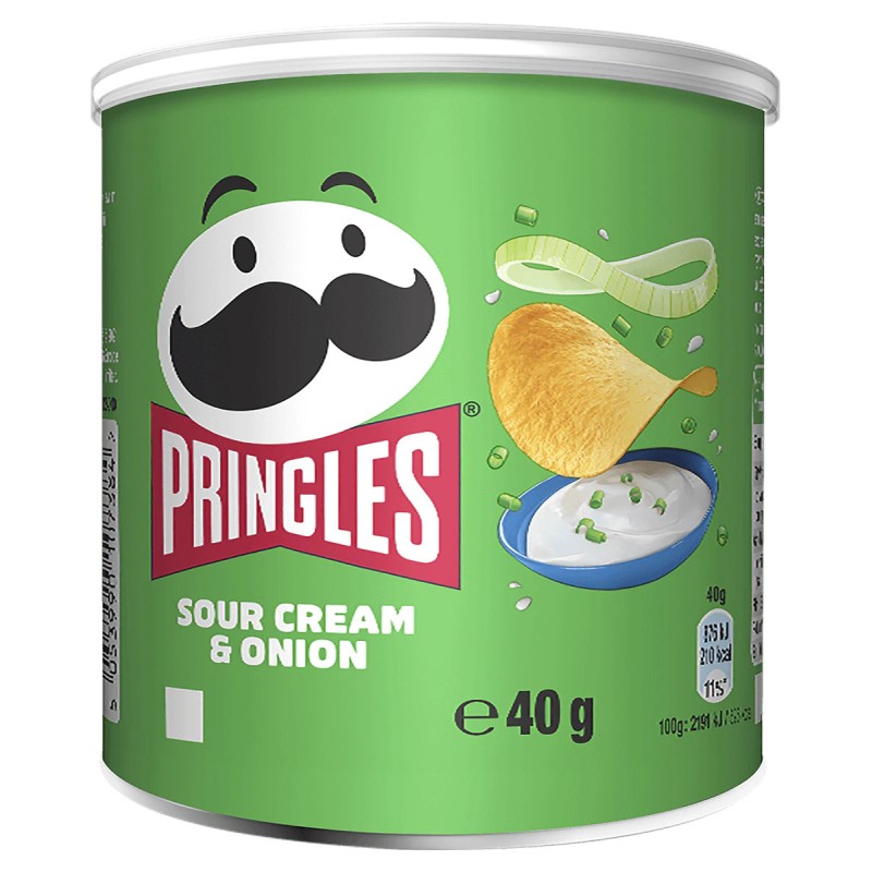 PRINGLES SOUR CREAM&amp;ONION 40G