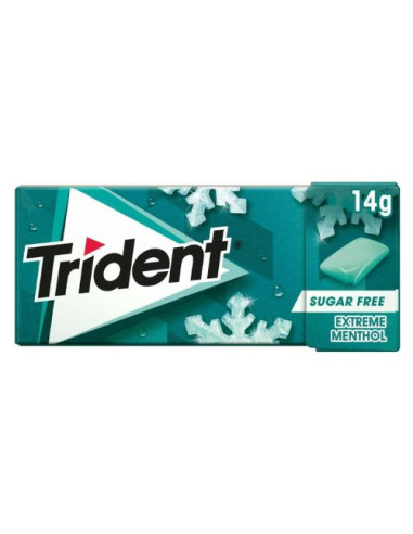 TRIDENT EXTRA MENTA CHICLE 14G