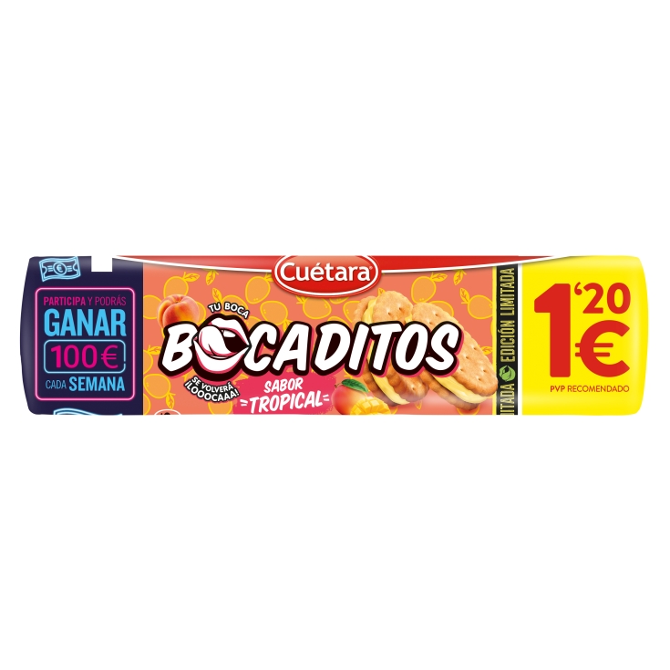 BOCADITOS SABOR TROPICAL 150G