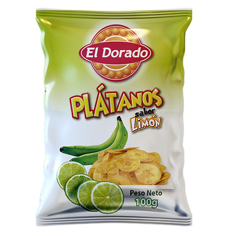 EL DORADO PLATANITO LIMON 100GR