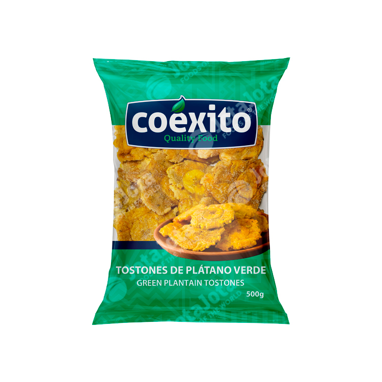 COEXITO TOSTONES PLATANO VERDE 500GR