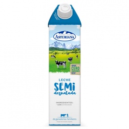 [8410297012150] ASTURIANA LECHE SEMI DESNATADA 1L BRICK