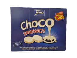 [8410085886543] TIRMA CHOCO SANDWICH BLANCO 1.20€ 120G