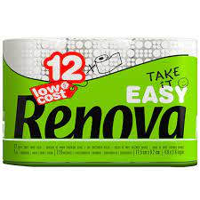 [5601028031097] RENOVA PAPEL HIGIENICO BAÑO 12 ROLLOS
