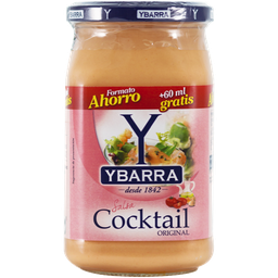 [8410086351378] YBARRA SALSA COCKTAIL 390GR TARRO