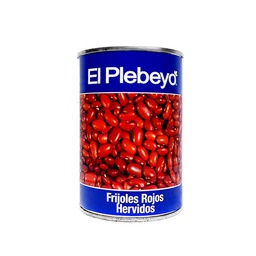 [8436555740108] EL PLEBEYO FRIJOLES ROJOS HERVIDOS 400G