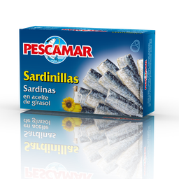 [8410599044125] PESCAMAR SARDINILLA ACEITE GIRASOL 115GR