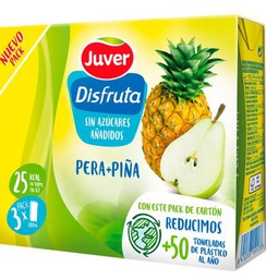 [8410707159178] JUVER DISFRUTA PERA+PIÑA P-3X200ML