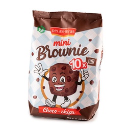 [8410722000011] DELASHERAS MINI BROWNIE CHOCO-CHIPS 250GR