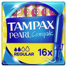 [8001841536873] TAMPAX PEARL COMPAK REGULAR 16UD