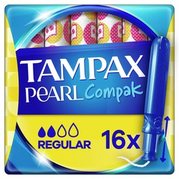 [8001841536873] TAMPAX PEARL COMPAK REGULAR 16UD