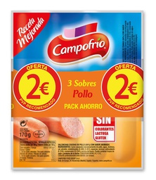 [8410320398466] CAMPOFRIO SALCHICHAS POLLO P-3X170G