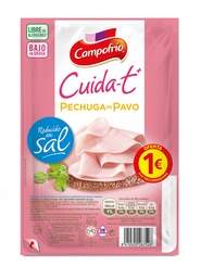 [8410320267526] CAMPOFRIO PECHUGA PAVO CUIDAT 65GR